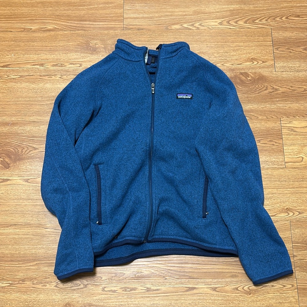 Men’s Patagonia Full Zip Jacket Fleece Medium M Blue